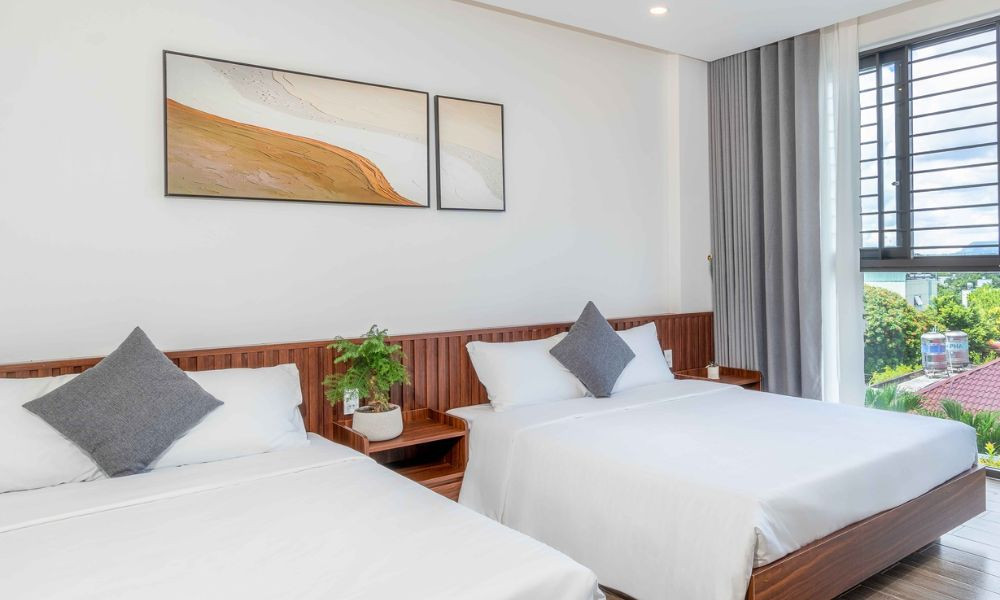 Hệ thống phòng nghỉ tại Pleiku Highlands Boutique Hotel mang đến không gian thư giãn