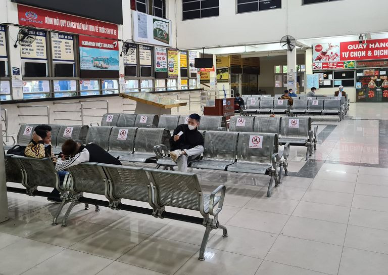 Hệ thống sảnh chờ và quầy vé tại bến xe Hà Giang tiện nghi