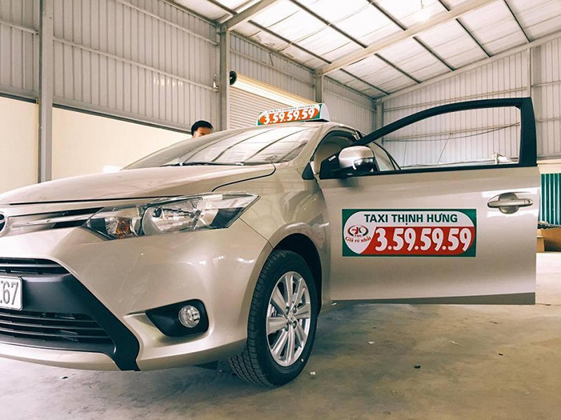 Hệ thống taxi hiện đại phục vụ di chuyển tại Vĩnh Phúc