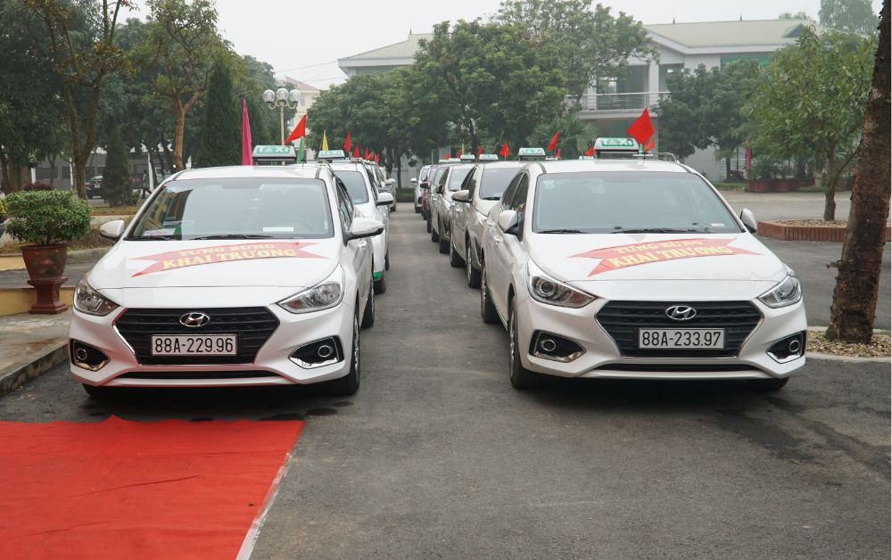 Hệ thống taxi tại Tam Dương Vĩnh Phúc chú trọng đầu tư các dòng xe đời mới