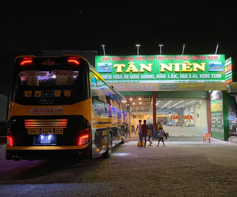 Hệ thống văn phòng Nhà xe Tân Niên rộng khắp các tỉnh