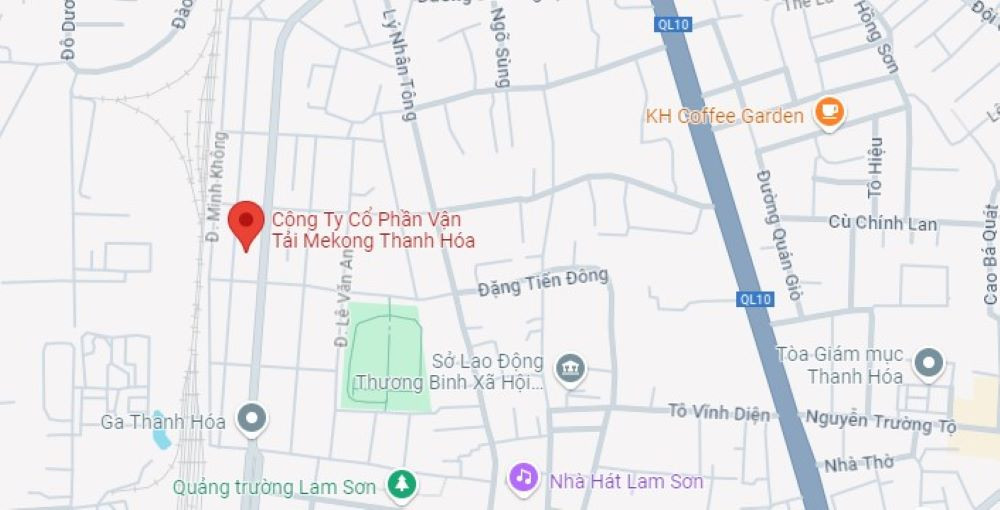 Hình ảnh bản đồ địa chỉ của hãng Taxi Mekong tại Cần Thơ
