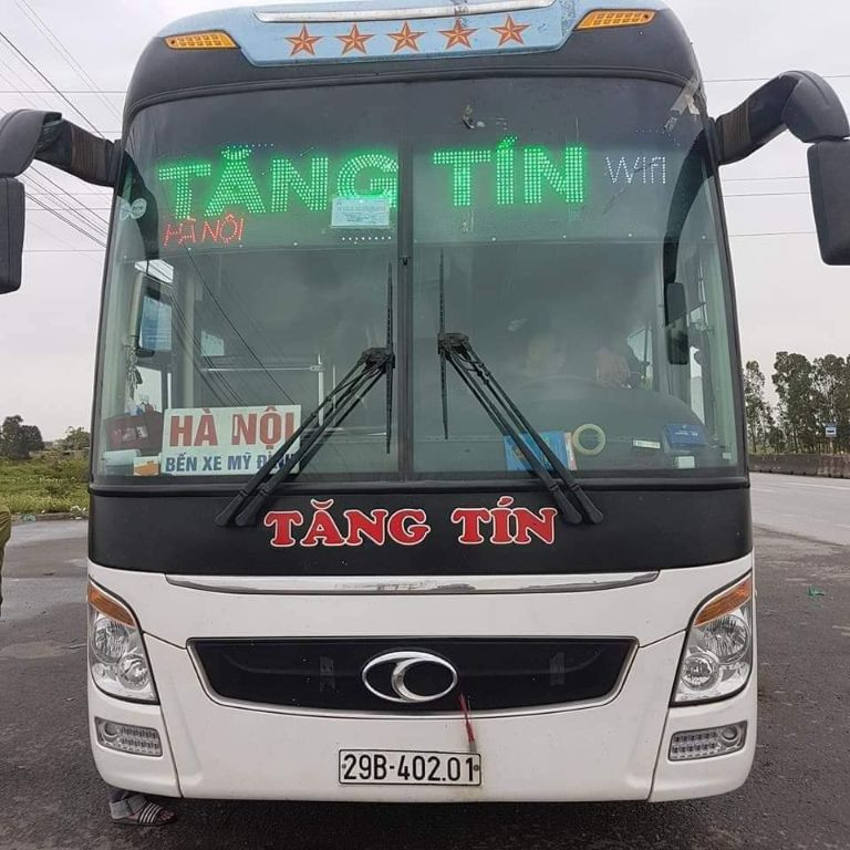 Hình ảnh bên ngoài xe khách Tăng Tín