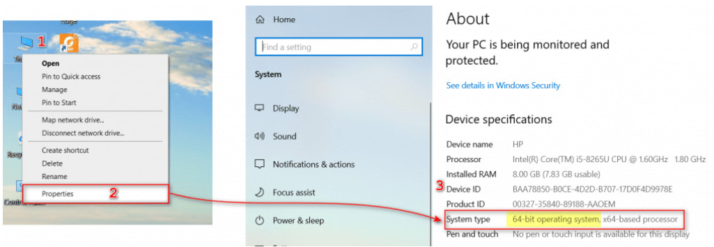 Hình ảnh hướng dẫn kiểm tra phiên bản Windows trên máy tính
