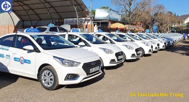 Hình ảnh minh họa cách đặt Số Taxi Lado Đức Trọng thông qua ứng dụng di động