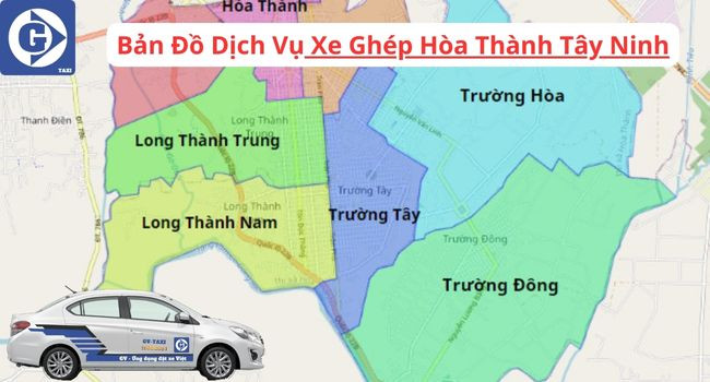 Hình ảnh minh họa dịch vụ xe ghép Hòa Thành Tây Ninh, cho thấy cách thức đặt chuyến tiện lợi.
