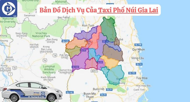 Hình ảnh minh họa hãng Taxi Phố Núi Gia Lai tại Pleiku
