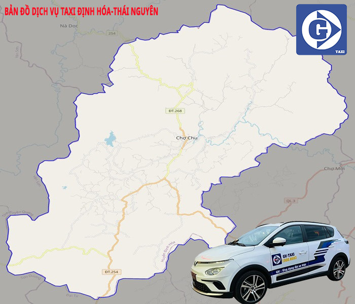Hình ảnh minh họa ứng dụng đặt xe và dịch vụ Taxi Định Hóa Thái Nguyên của GV Taxi