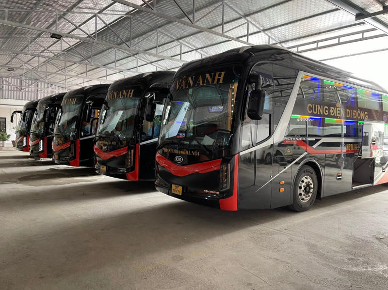 Hình ảnh nội thất xe limousine Vân Anh chất lượng cao đi Thanh Hóa