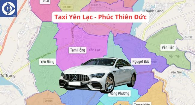 Hình ảnh tổng hợp nhiều xe taxi đời mới của các hãng khác nhau hoạt động tại Yên Lạc, Vĩnh Phúc, trong đó có Taxi Thịnh Hưng