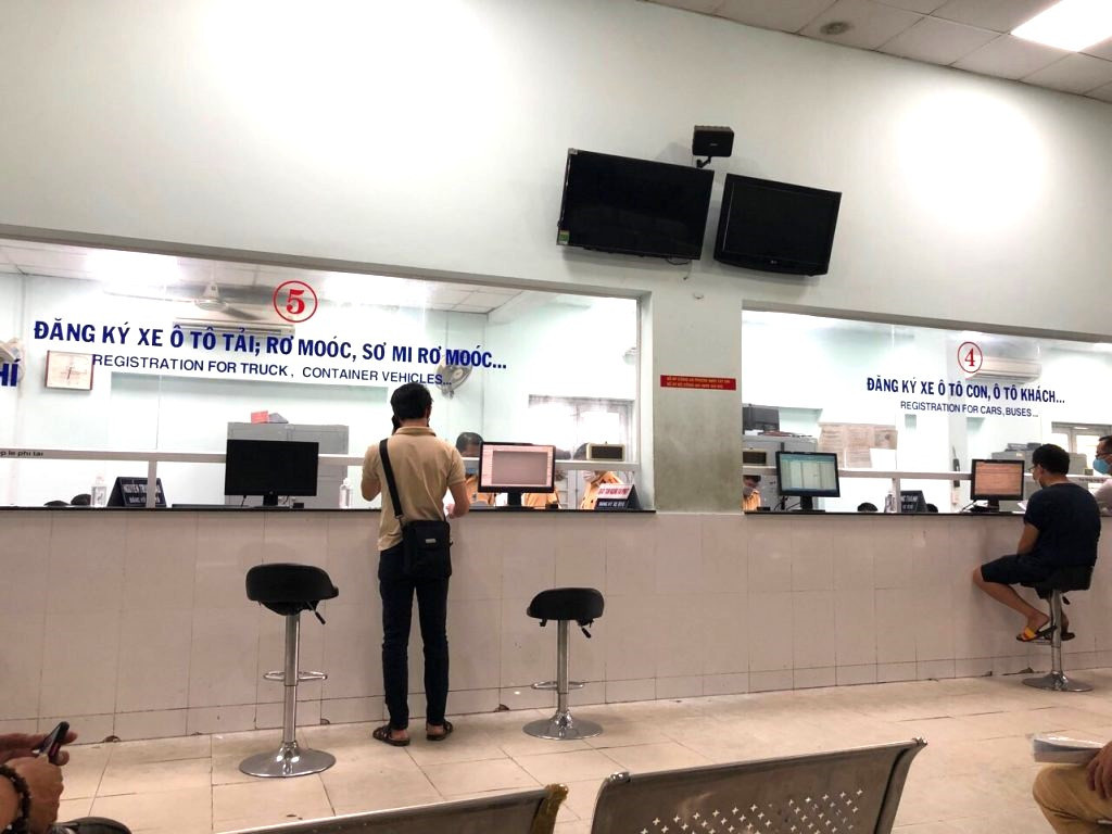 Hình ảnh trụ sở cơ quan Công an nơi tiếp nhận hồ sơ đăng ký xe ô tô