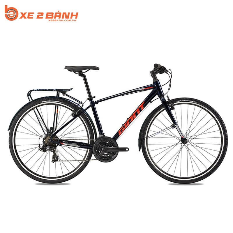 Hình ảnh xe đạp thể thao nam GIANT ESCAPE 3 CITY đời 2021 màu đỏ đen, mẫu xe thanh lịch từ hãng xe đạp thể thao uy tín GIANT