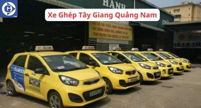 Hình ảnh xe dịch vụ ghép khách tại Tây Giang Quảng Nam