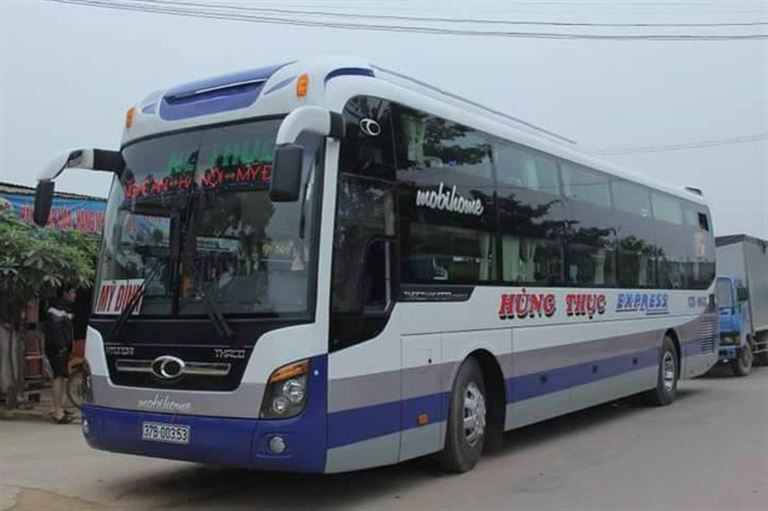 Hình ảnh xe khách giường nằm chất lượng cao phục vụ tuyến Hà Nội đi Tân Kỳ