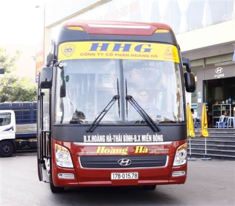 Hình ảnh xe khách Hoàng Hà phục vụ tuyến Hải Phòng Vĩnh Phúc