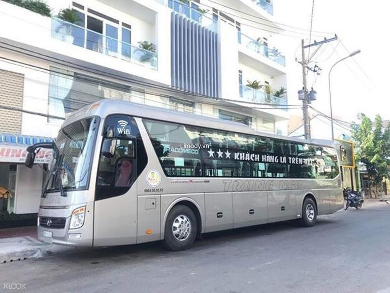 Hình ảnh xe khách Nhà xe Trung Nga hoạt động trên tuyến Sài Gòn Phan Thiết