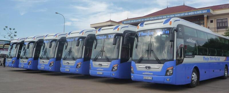 Hình ảnh xe khách Thuận Tiến chuyên chạy tuyến xe Gia Lai đi Sài Gòn