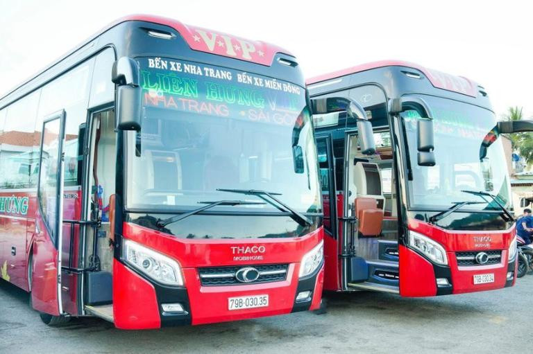 Hình ảnh xe khách tiện nghi phục vụ tuyến Ninh Hòa đi Đà Nẵng