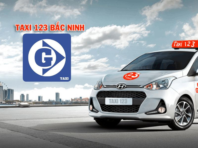 Hình ảnh xe taxi đang hoạt động tại một khu vực ở Bắc Ninh