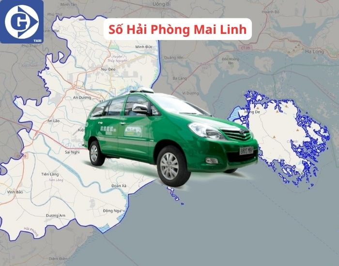 Hình ảnh xe taxi Mai Linh trên đường phố Hải Phòng