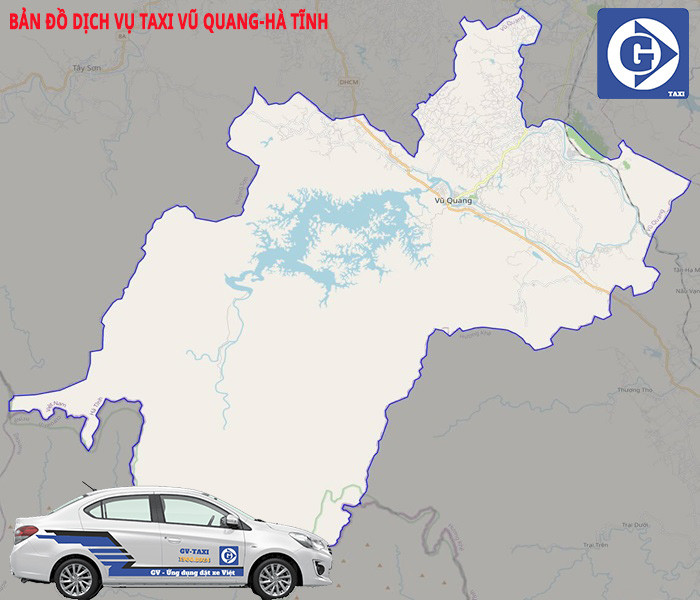 Hình ảnh xe taxi sedan phổ biến hoạt động tại khu vực Vũ Quang Hà Tĩnh