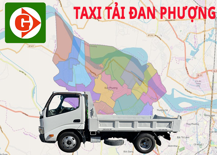 Hình ảnh xe taxi tải hoạt động tại Đan Phượng