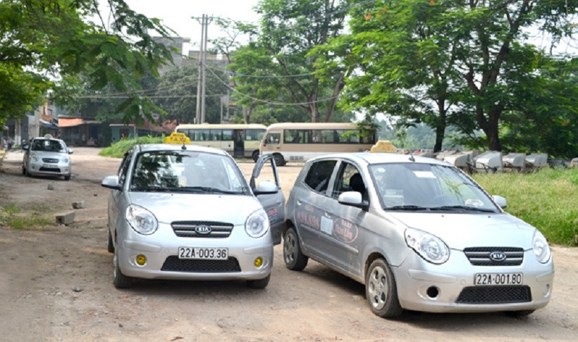 Hình ảnh xe Taxi Thành Tín tại Tuyên Quang