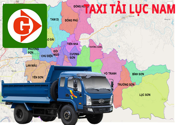 Hoạt động vận chuyển hàng hóa bằng taxi tải tại Lục Nam Bắc Giang