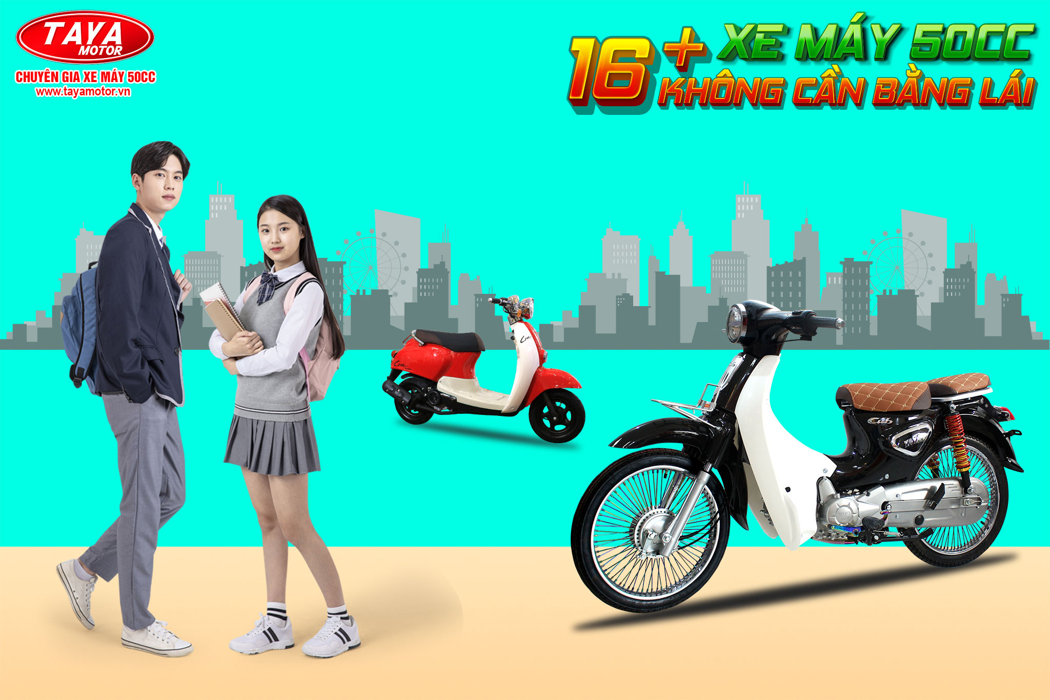 Học sinh lớp 10 với phương tiện đi học phù hợp và an toàn