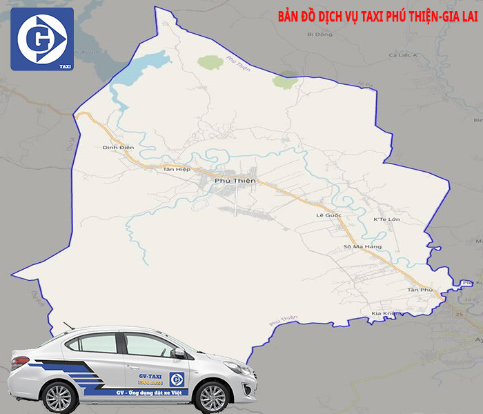 Hướng dẫn đặt xe GV Taxi tại Phú Thiện Gia Lai qua ứng dụng di động