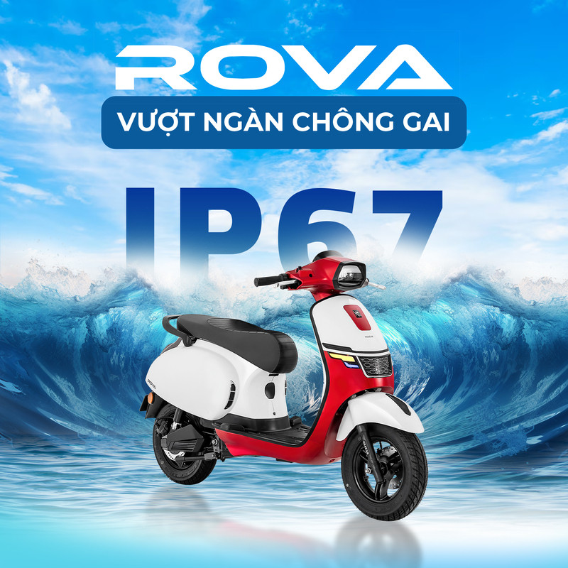 Khả năng chống nước chuẩn IP67 của Osakar Rova