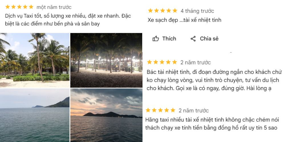 Khách hàng đánh giá cao tài xế nhiệt tình và số lượng xe của Taxi Nam Thắng