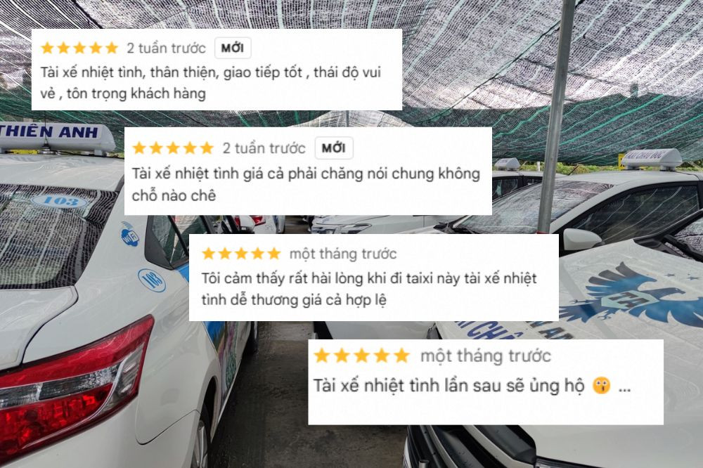 Khách hàng đánh giá cao về thái độ chuyên nghiệp của tài xế