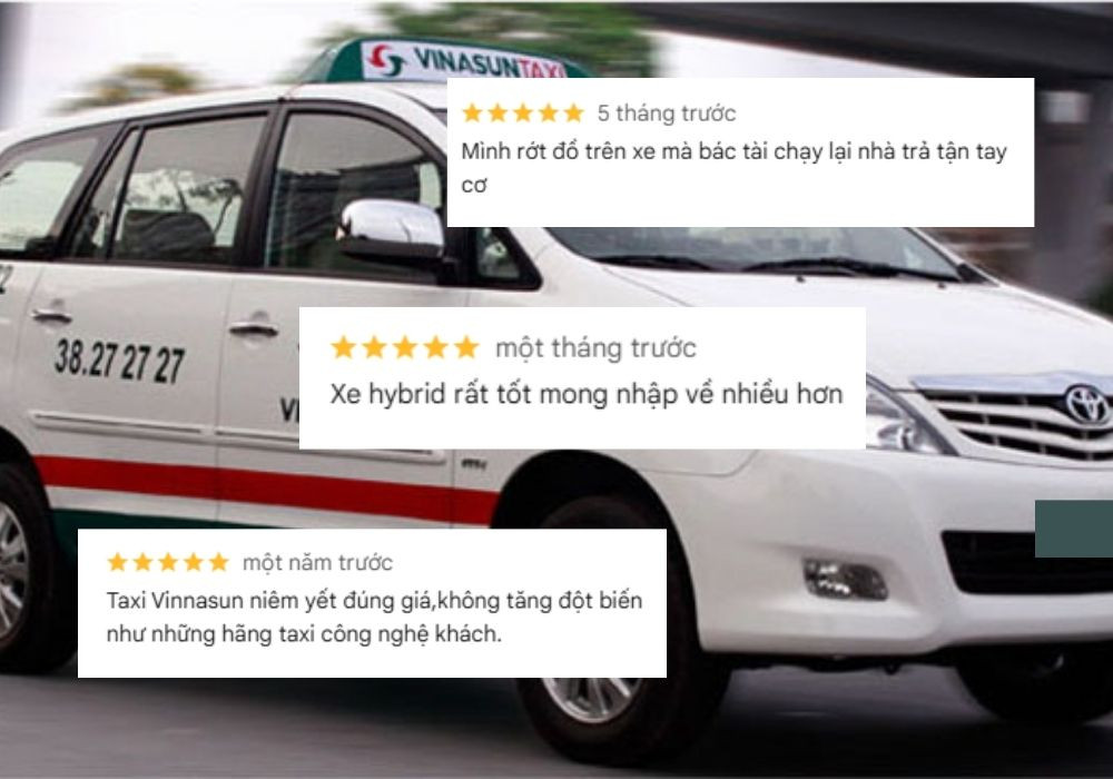 Khách hàng luôn hài lòng về dịch vụ taxi Giồng Riềng của Vinasun