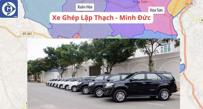 Khách hàng sử dụng điện thoại trên xe ghép Lập Thạch Vĩnh Phúc