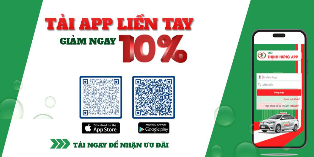 Khách hàng tải ứng dụng Thịnh Hưng để gọi taxi nhanh chóng