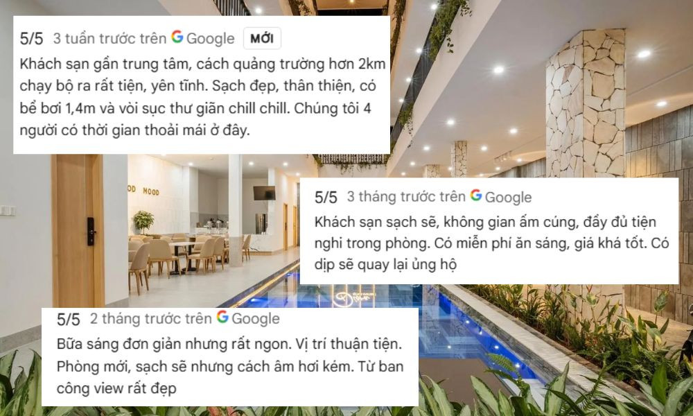 Khách sạn Diora nhận được nhiều phản hồi tích cực về dịch vụ