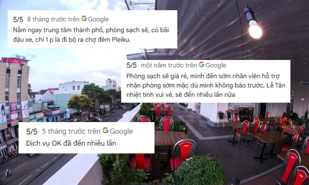Khách sạn Vĩnh Hội được đánh giá là rẻ và sạch sẽ