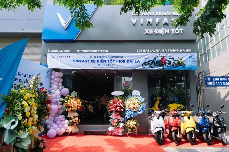 Khai trương đại lý xe máy điện VinFast Đại La tại Hà Nội