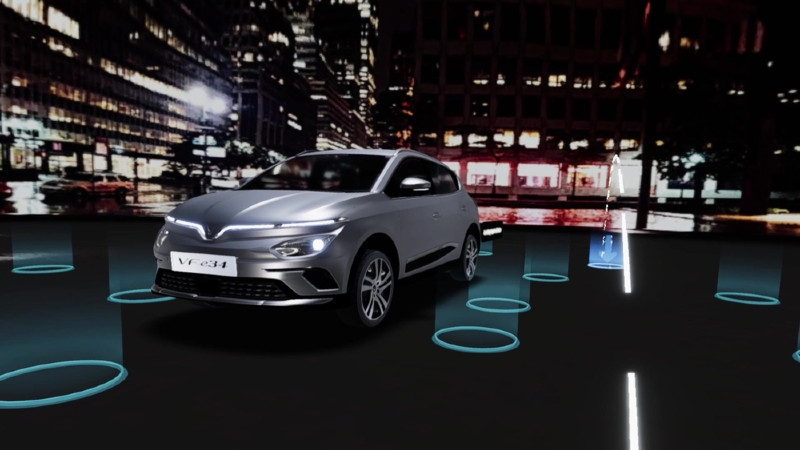 Khám phá ngoại thất xe VinFast VF e34 trong không gian thực tế ảo