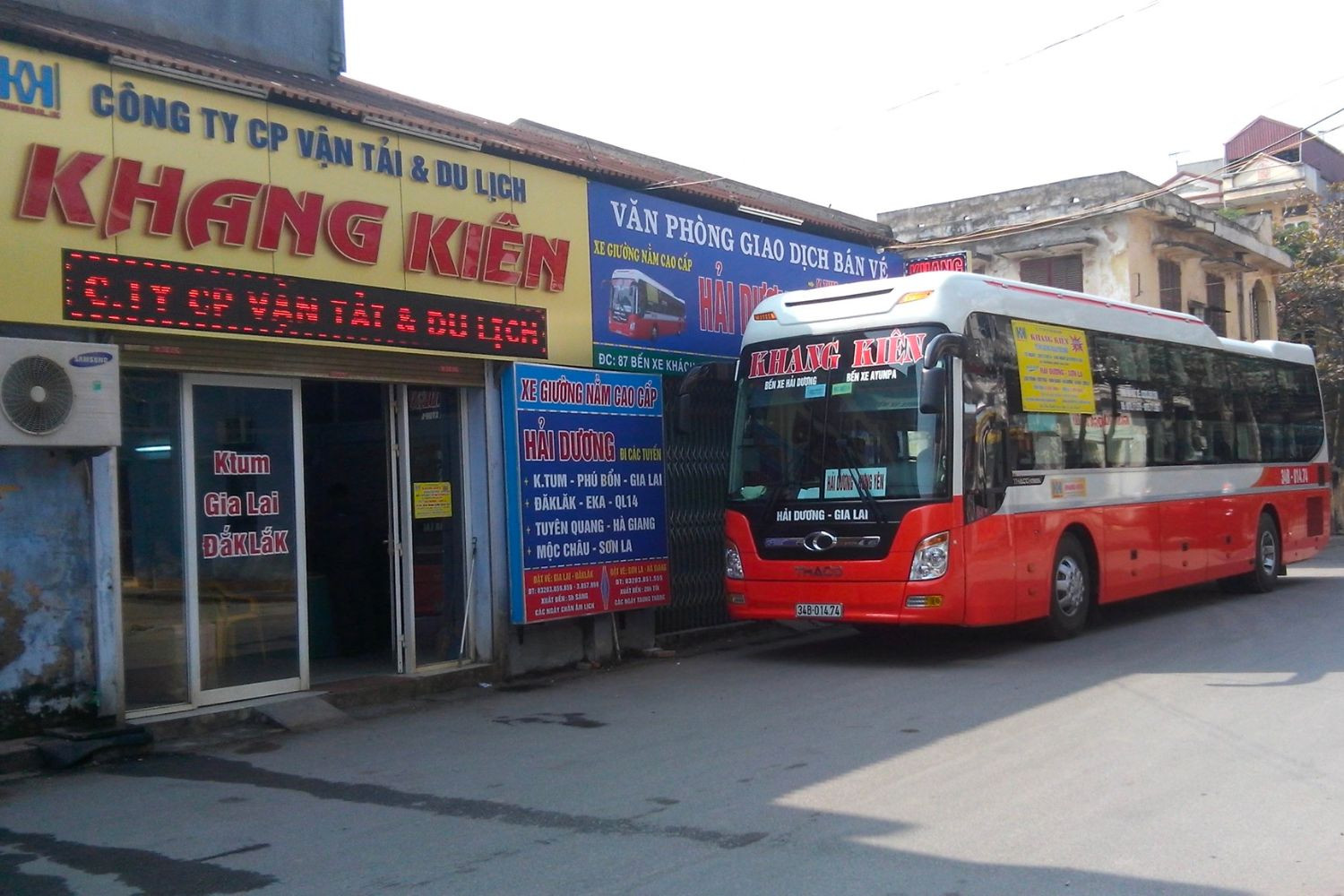 Khang Kiên chuyên phục vụ các chuyến xe đường dài vào ngày chẵn âm lịch