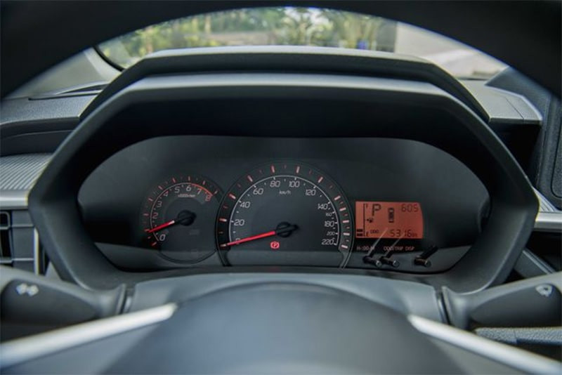 Khoang hành khách Toyota Wigo 2023 rộng rãi