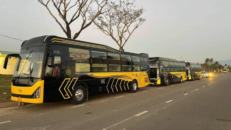 Khoang hành khách xe Đình Nhân luôn sạch sẽ thoáng mát