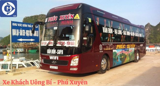 Khoang hành khách xe khách Phú Xuyên Uông Bí tiện nghi