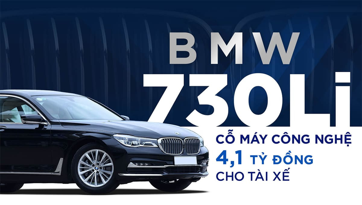 Khoang lái tiện nghi đẳng cấp của mẫu sedan BMW 730Li