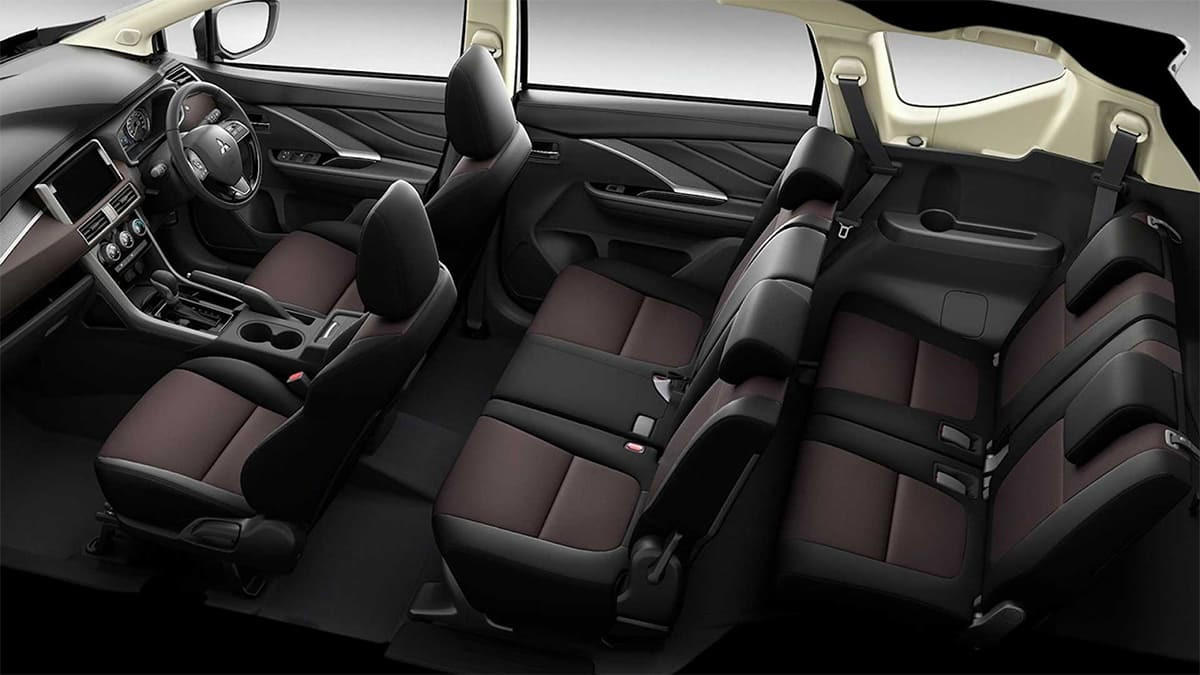 Khoang nội thất rộng rãi của Mitsubishi Xpander 2020