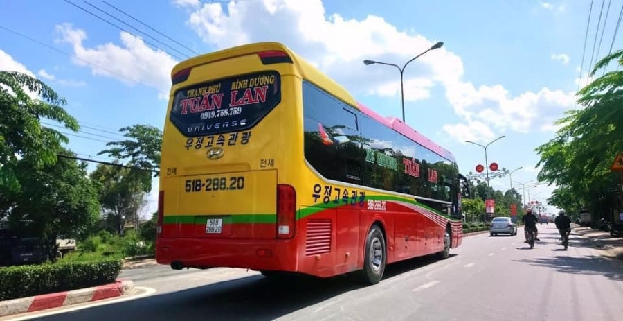 Không gian giường nằm thoải mái trên chuyến xe đi Tây Ninh