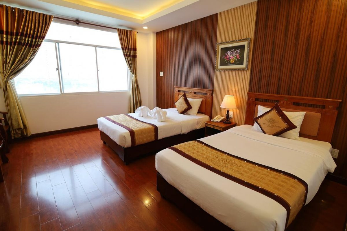 Không gian phòng Twin Khách sạn Tre Xanh