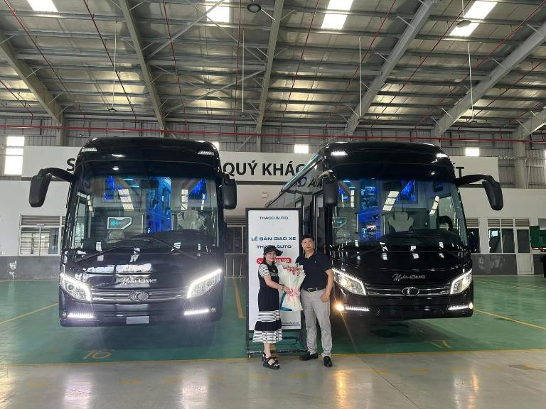 Không gian sạch sẽ, thoáng đãng trên xe Hải Hoàng Gia