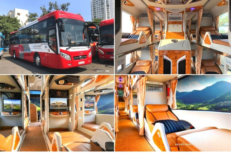 Không gian sang trọng trên xe Kumho Samco